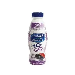 المراعي يو جو مشروب زبادي مكس توت 220 جم