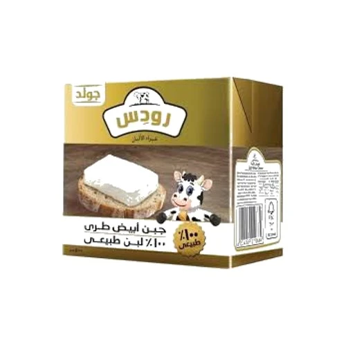 رودس جولد جبن أبيض طري لبن طبيعي 500 جم