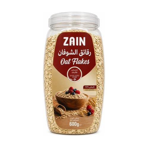 زين رقائق الشوفان حبه كامله -برطمان 600جم