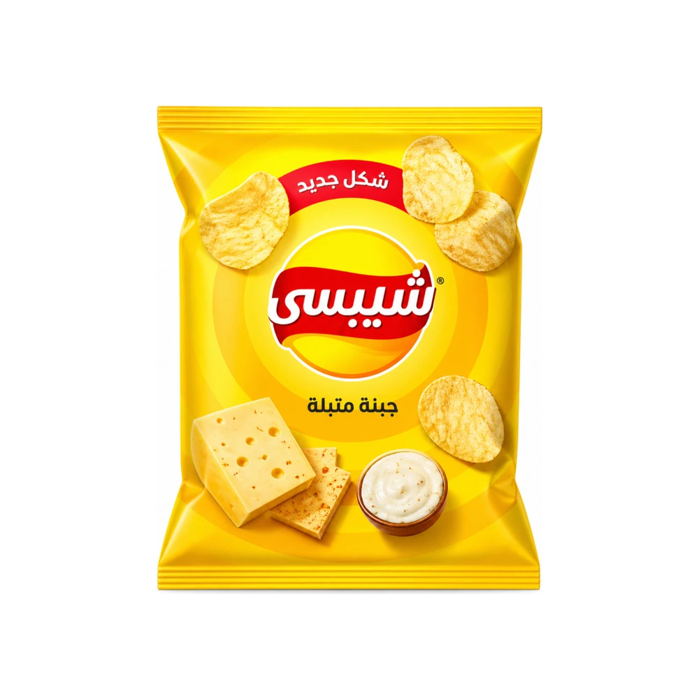 شيبسي بطعم الجبنة المتبلة