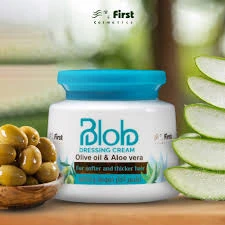 بلوب كريم تصفيف الشعر بزيت الزيتون والصبار لشعر اكثر نعومة وكثافة 250 جم