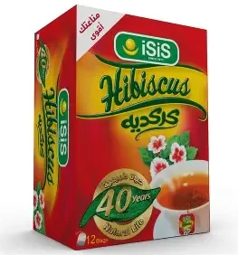 ايزيس كركديه علبة 12فلتر