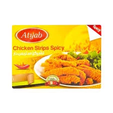 اطياب ستريبس شرائح صدور الدجاج الحارة 400جم