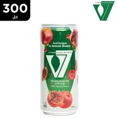 V7 مشروب غازي بطعم الرمان 300مل