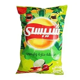 شيبسي بطعم شطة حارة وليمون