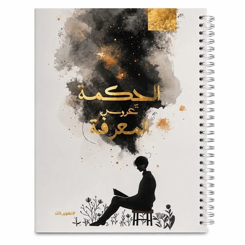 كشكول سلك هارد كفر الأديب 120 ورقة