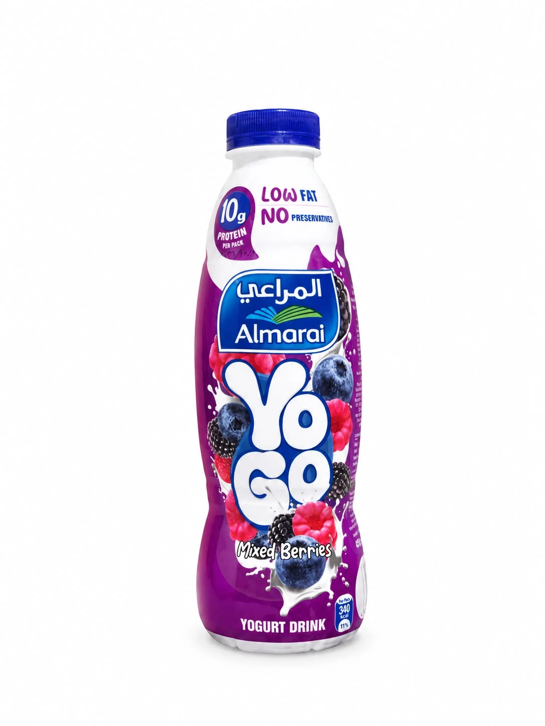 المراعي مشروب زبادي مكس توت 220 جم